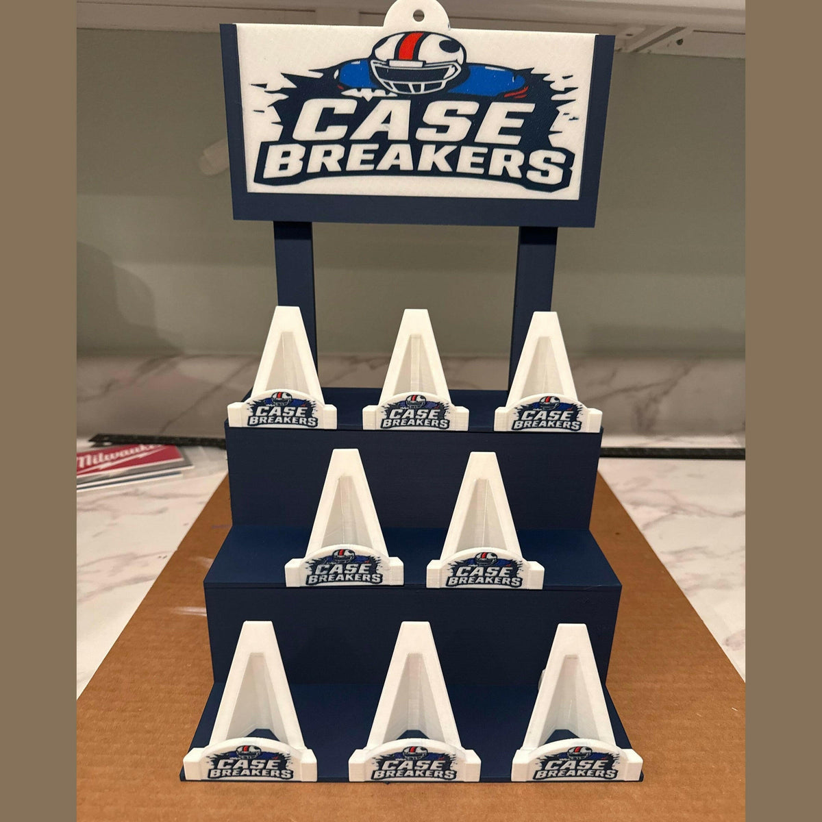 3D Printed Bleacher Multi-Card Display.