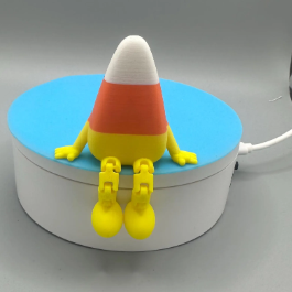 3D Printed Articulated Candy Corn