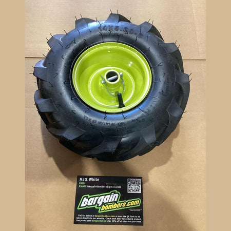 OEM Ryobi RY40702VNM Right Side Ryobi 14 x 5.00-6 Rim in Tire USED