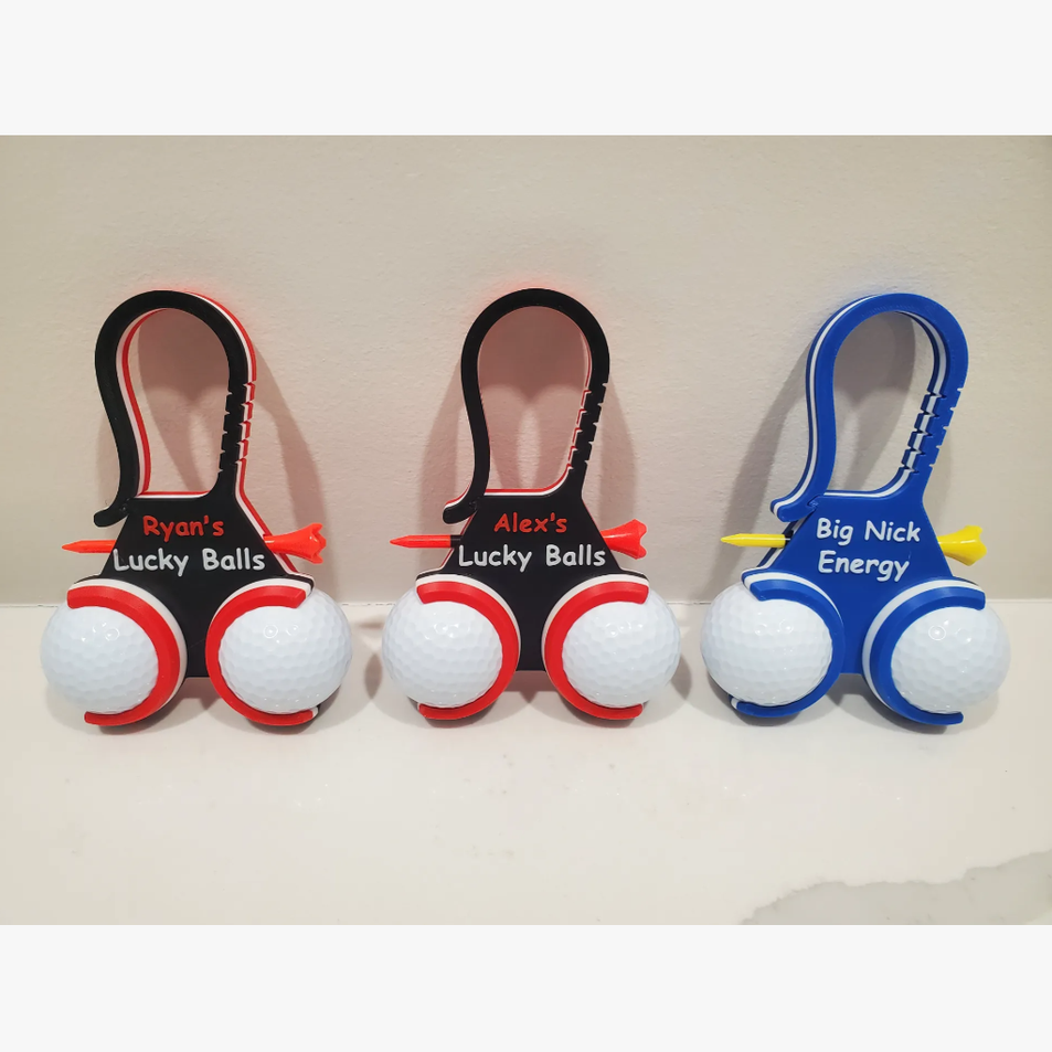 3D printed Golf and tee hold 100 custom names tons of colors