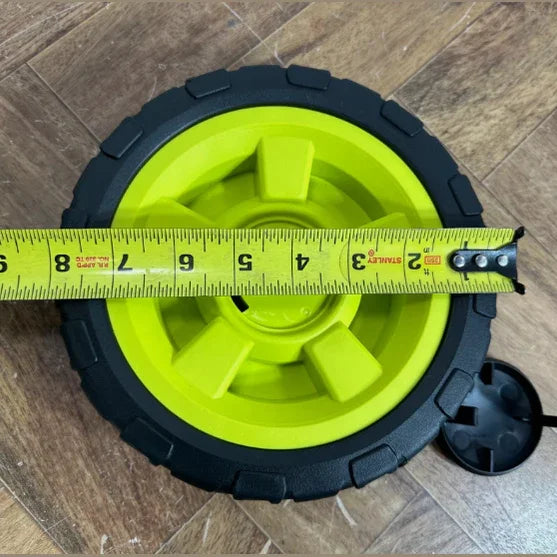 OB RYOBI OEM Parts Front 8” Wheel Assy 20 in. 40V RY401017 Lawn Mower LOT 2295.