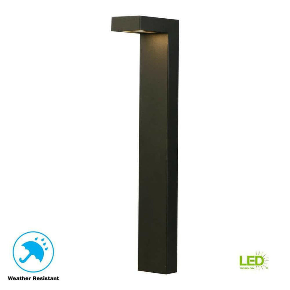 Hampton Bay JAO1501L-2 LED Landscape Pathway Light - Black NEW LOT 3751.