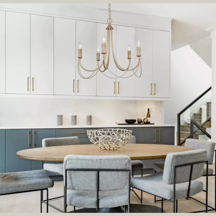 OB LNC HOME Almonslva 5-Light Chandelier A04130  LOT 4484.