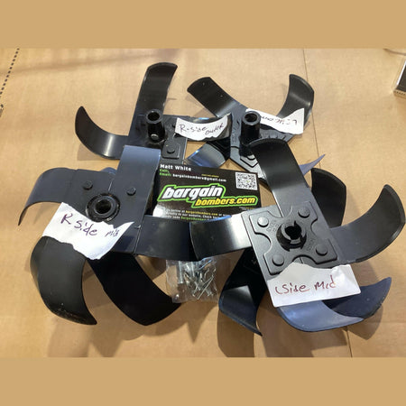 OB Ryobi Tines for RY40730VNM0V 40V HP WHISPER SERIES 16" FRONT TINE TILLER  LOT 3615.