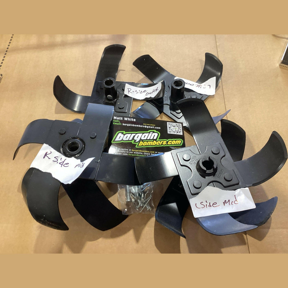 OB Ryobi Tines for RY40730VNM0V 40V HP WHISPER SERIES 16" FRONT TINE TILLER  LOT 3615.