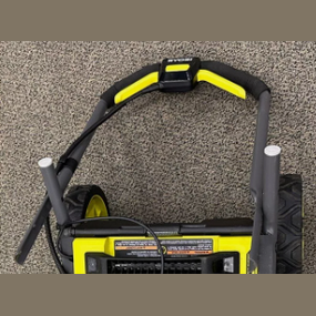 RYOBI 18Volt 16in Cordless lawn mower P1109VNM HANDLE ASSY ONLY OB LOT 3812.