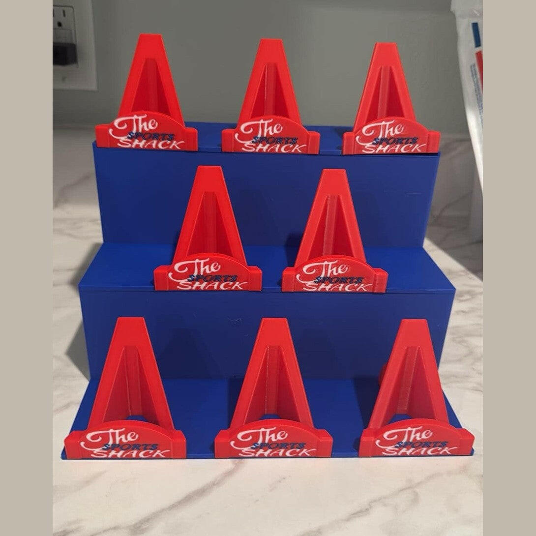3D Printed Bleacher Multi-Card Display.