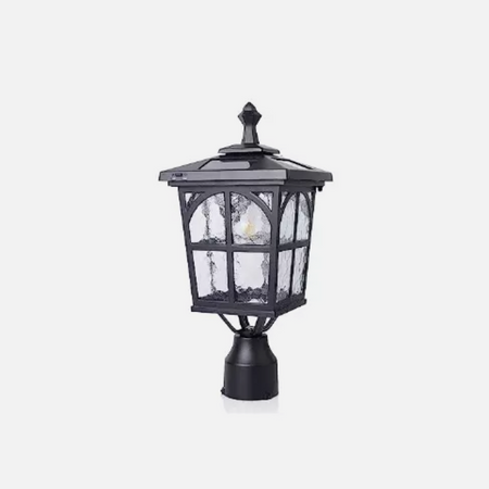 NEW VANGARSUN Outdoor Solar Post Light WG4335SQ-A 3-inch Waterproof Aluminum Warm White LED LOT 3853.