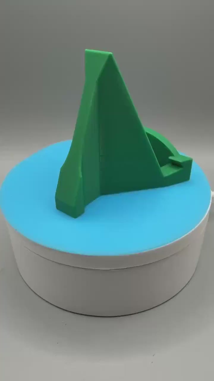 3D Printed Philadelphia Eagles Card Stand.