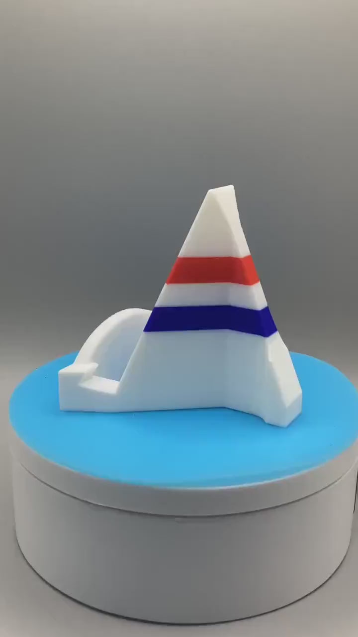 3D Printed Philadelphia 76ers Card Stand.