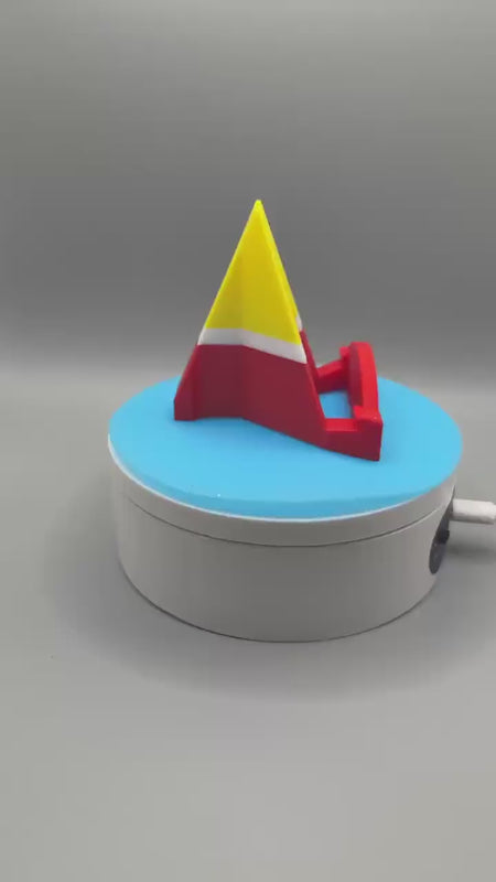 3D Printed Kansas City Chiefs Card Stand.