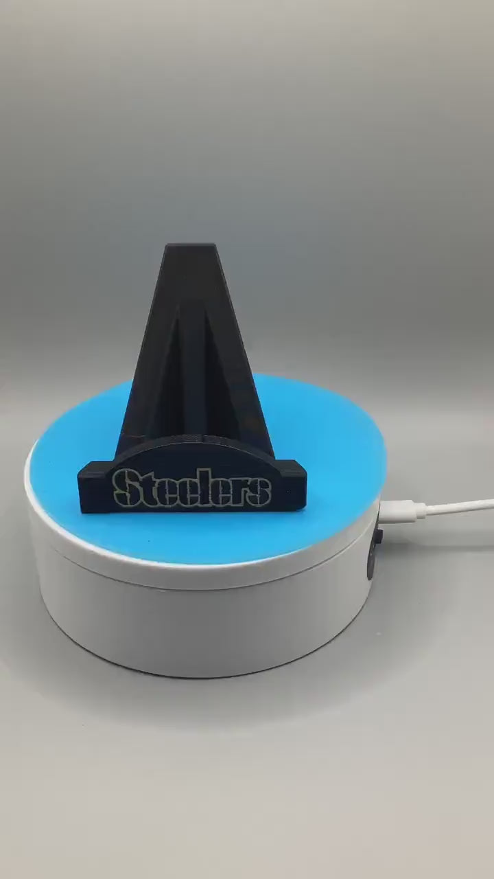 3D Printed Pittsburgh Steelers Card Stand.