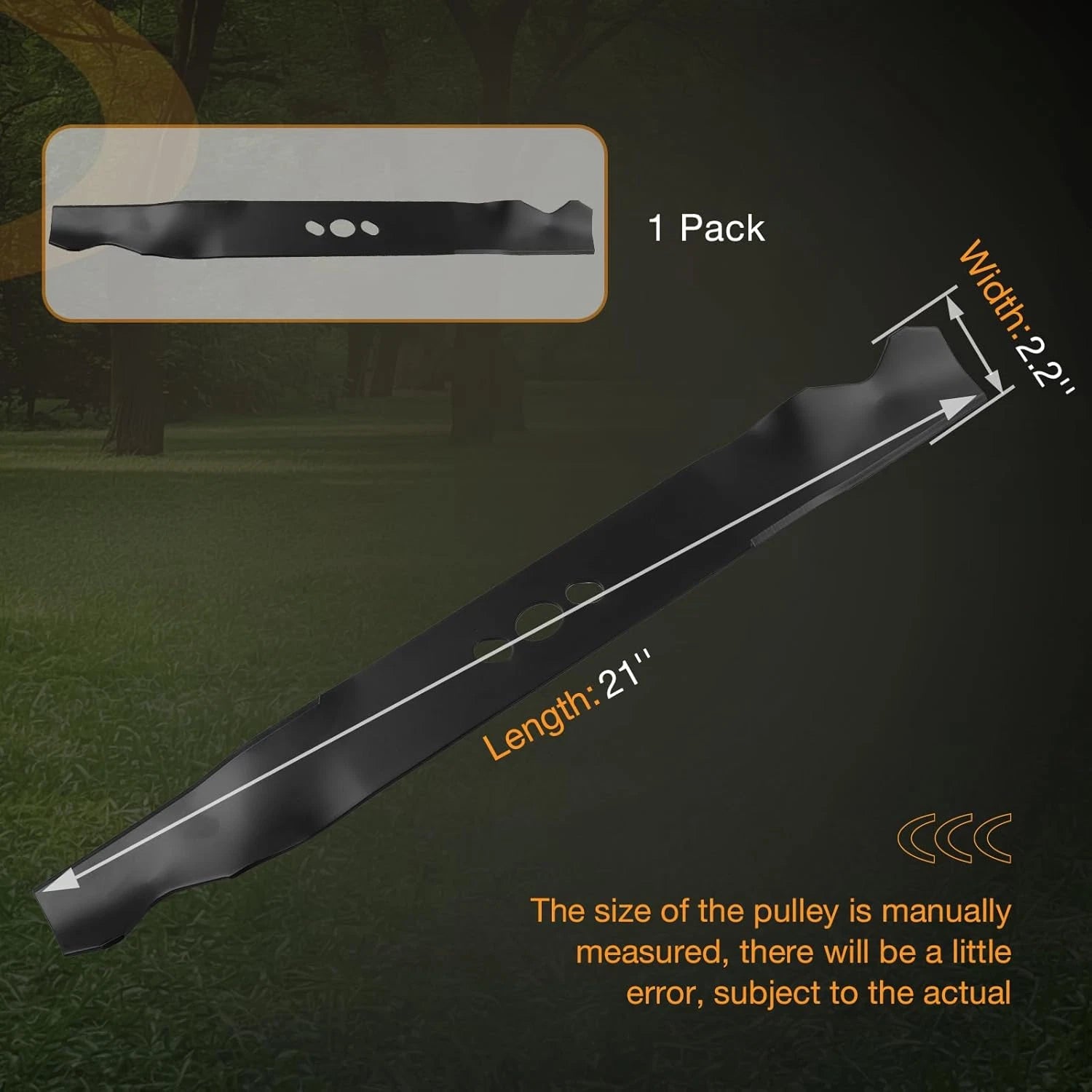 NEW 2105200317A Lawn Mower Blade For 21" Lawn Mower Deck MNA152505 MNA152701.