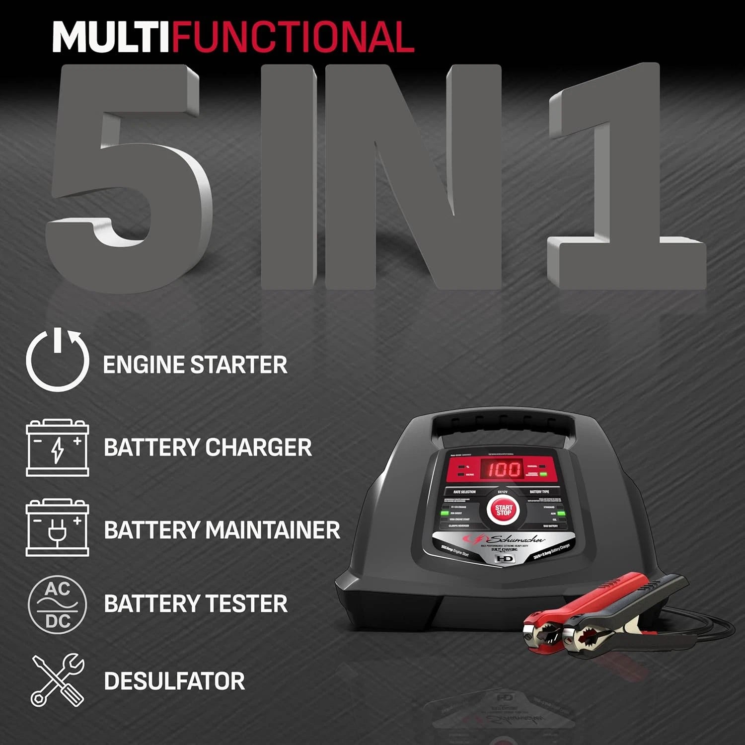 NEW Schumacher SC1281 6/12V Fully Automatic Battery Charger.