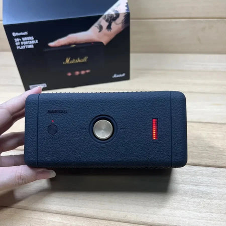 OPEN BOC NEW Marshall - Emberton II BT Portable Speaker - Black & Brass.