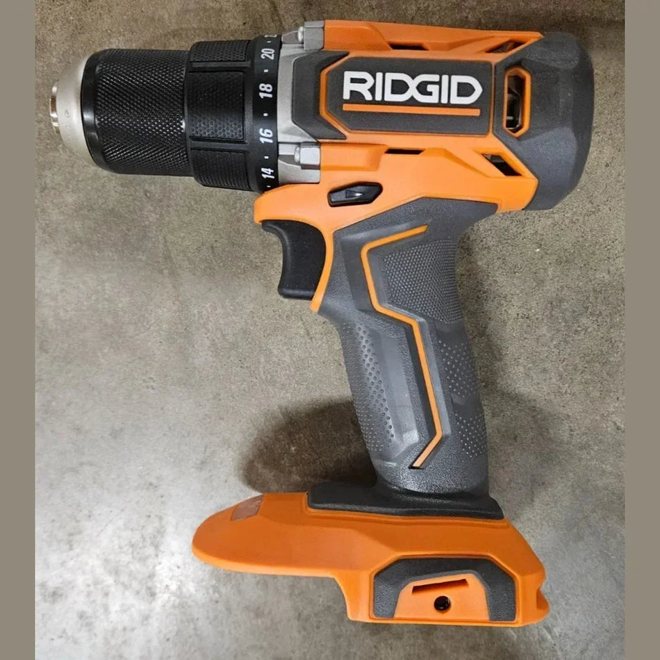 RIDGID 18V Cordless 1/2" Drill Driver Model# R860010 Bare Tool OPEN BOX.