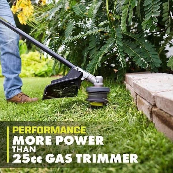 RYOBI RY40PH01 Capable String Trimmer 40V 15 in. & 4.0 Ah Battery /Charger USED.