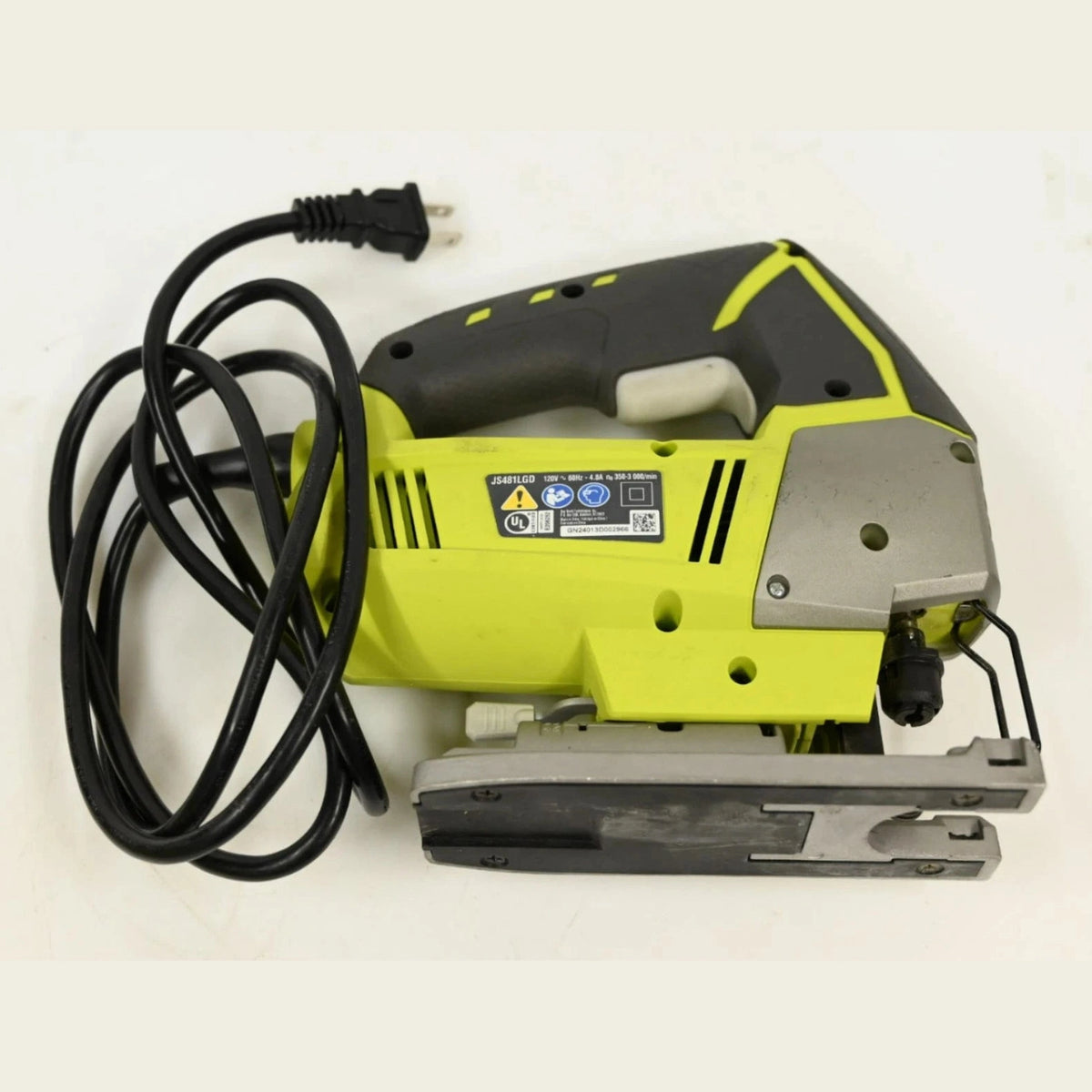 Ryobi JS481LG 4.8 Amp Variable Speed Jig Saw USED.