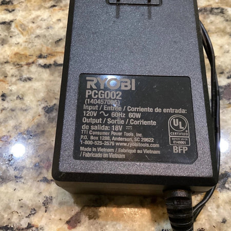 RYOBI PCG002 P118 One+ 18V Battery Charger USED
