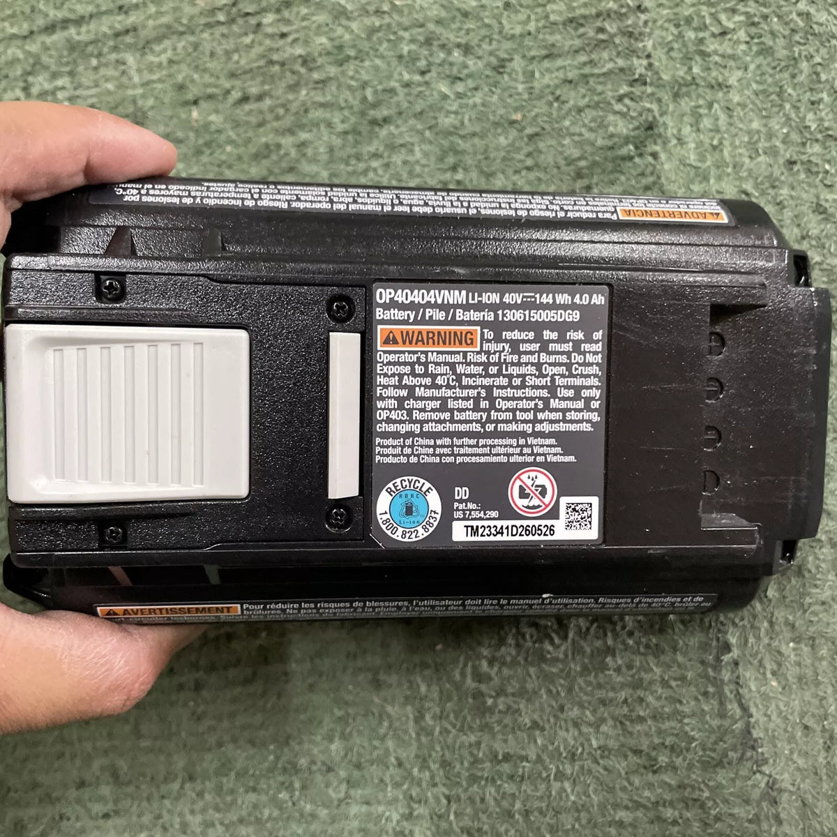 Ryobi 40v 4Ah Battery Pack OP40401 OPEN BOX.
