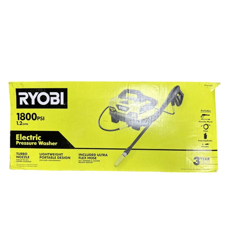 RYOBI 1800 PSI 1.2 GPM Cold Water Electric Pressure Washer - RY141802-FOR PARTS