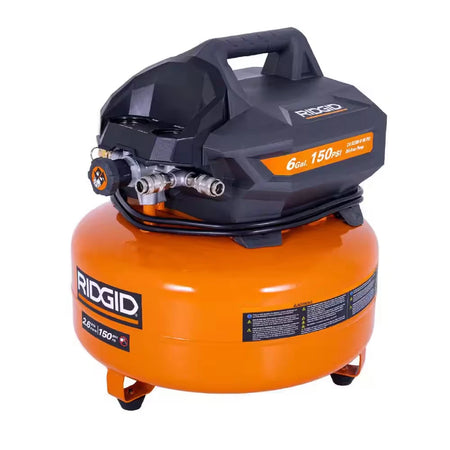RIDGID 6 Gal. Portable Electric Pancake Air Compressor USED PICK UP / YARD
