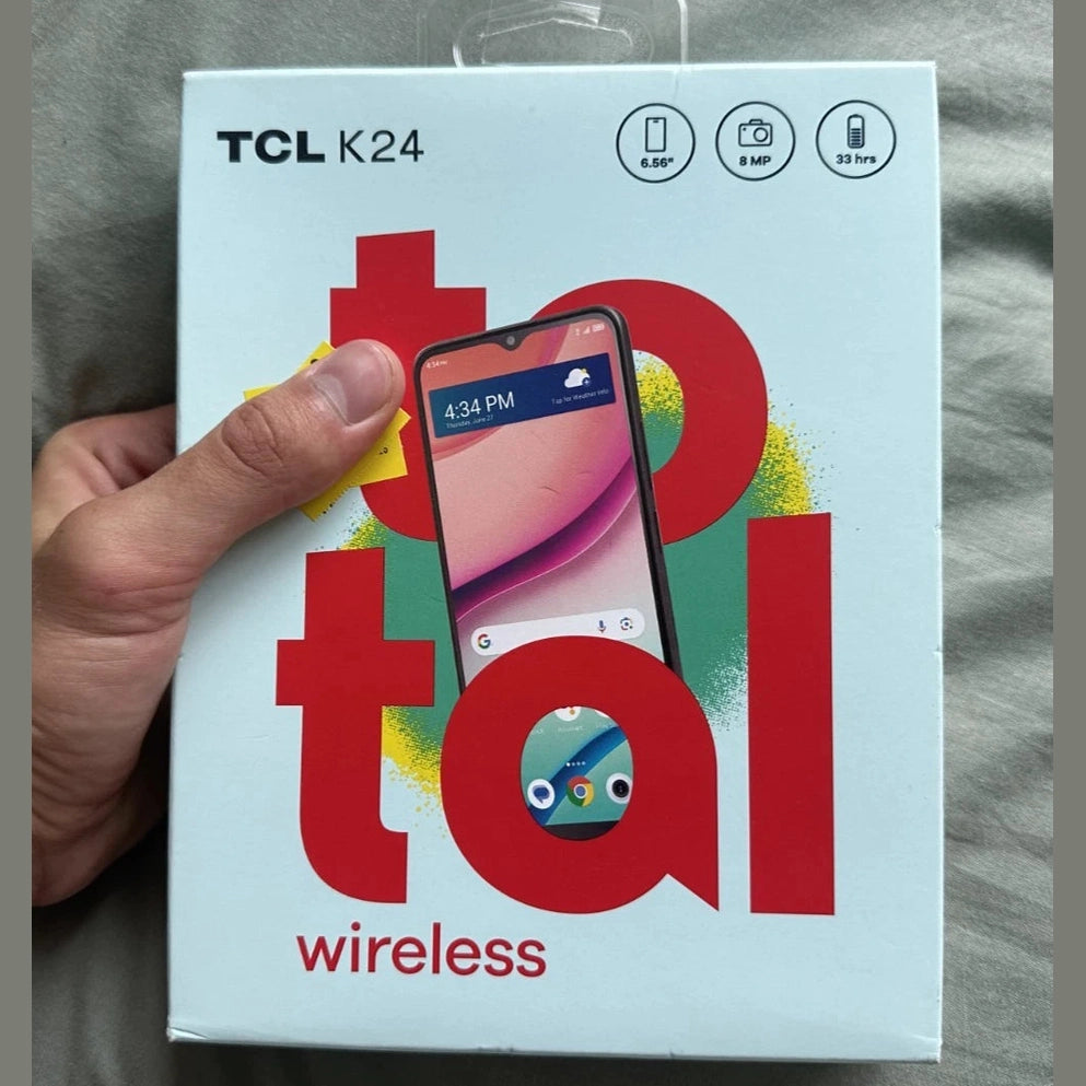 Total Wireless TCL K24 32GB CDMA LTE Gray Prepaid Smartphone
