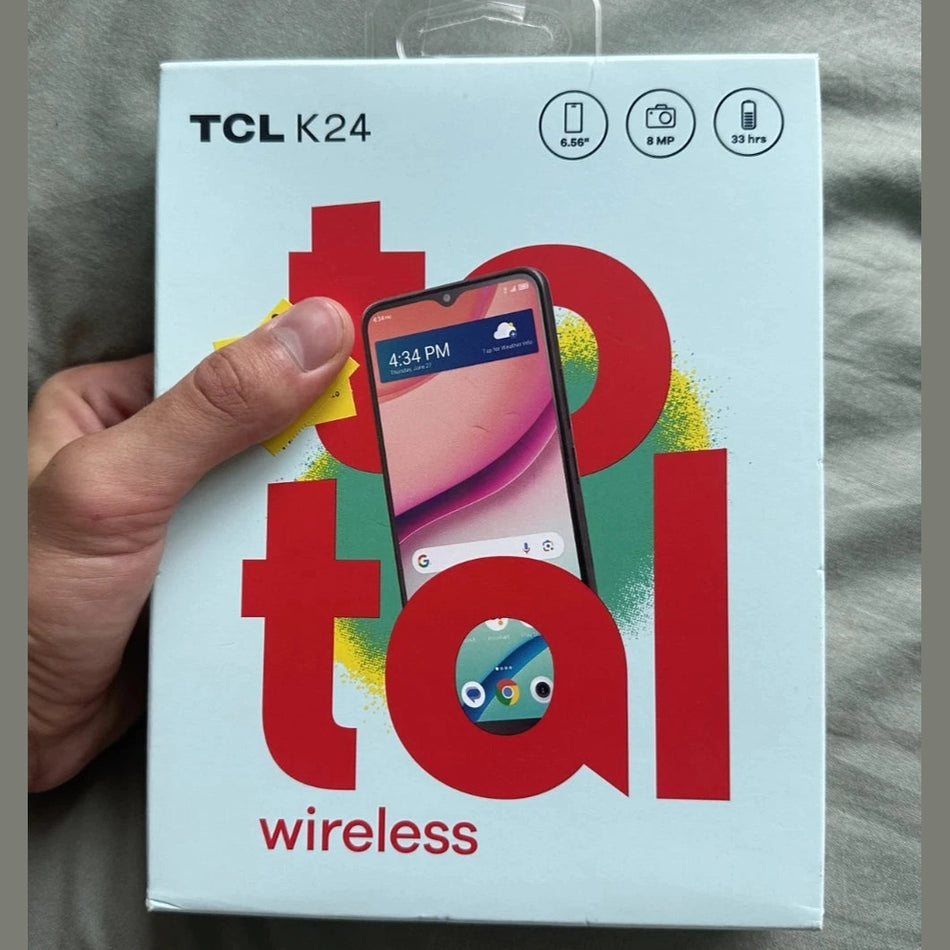 Total Wireless TCL K24 32GB CDMA LTE Gray Prepaid Smartphone