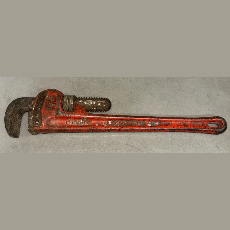 USED RIDGID 18'' Heavy-Duty Straight Pipe Wrench