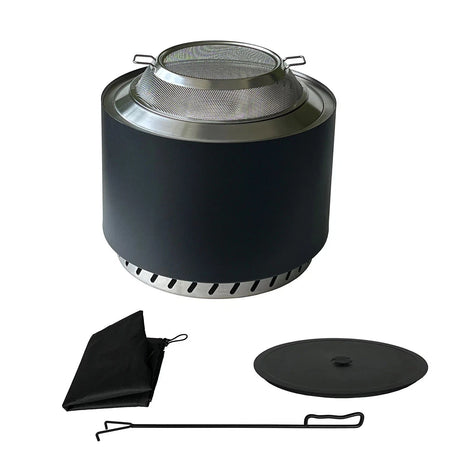 PICK UP ONLY Member’s Mark 22" Smokeless Wood Fire Pit BLACK