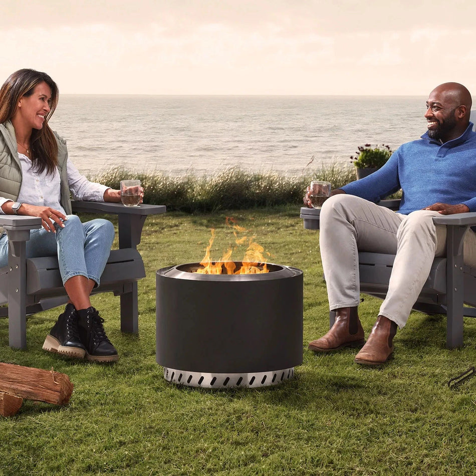 PICK UP ONLY Member’s Mark 22" Smokeless Wood Fire Pit BLACK