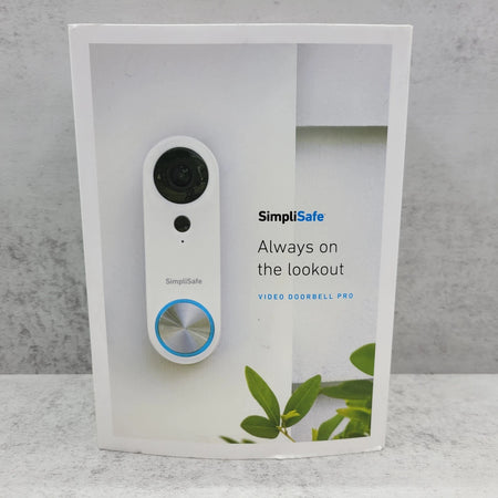 OPEN BOX SimpliSafe Pro WIRED Doorbell Camera Smart Home Security 1080P