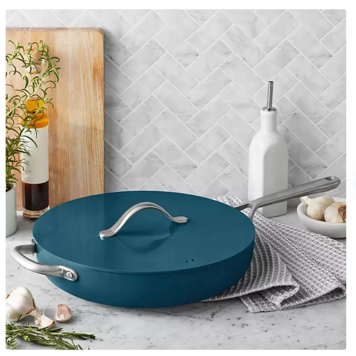 PICK UP ONLY Mm 990138203 Modern Ceramic Jumbo Cooker 5.5-Quart Peacock