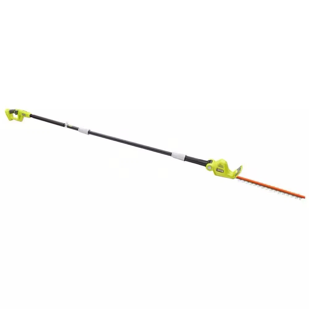 USED 1 TIME Ryobi ONE+ 18V 18in. Cordless Battery Pole Hedge Trimmer Tool Only
