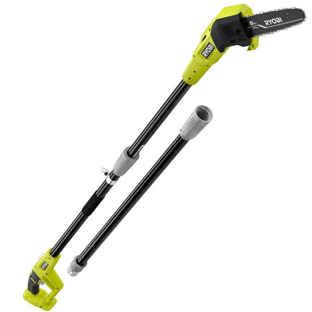 USED + RYOBI 18V 8-inch Cordless Battery Oil-Free Pole Saw Tool Only Great Condition