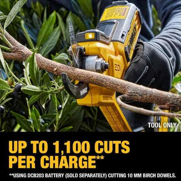 NEW DCPR320B 20V MAX Cordless Battery Powered Pruner (Tool Only).