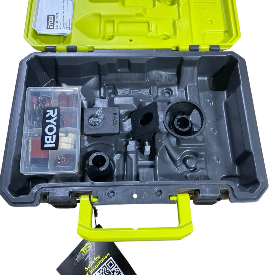 USED RYOBI 1.4 Amp Corded Rotary Tool RRT200 | CASE AND ACCESSORIES ONLY