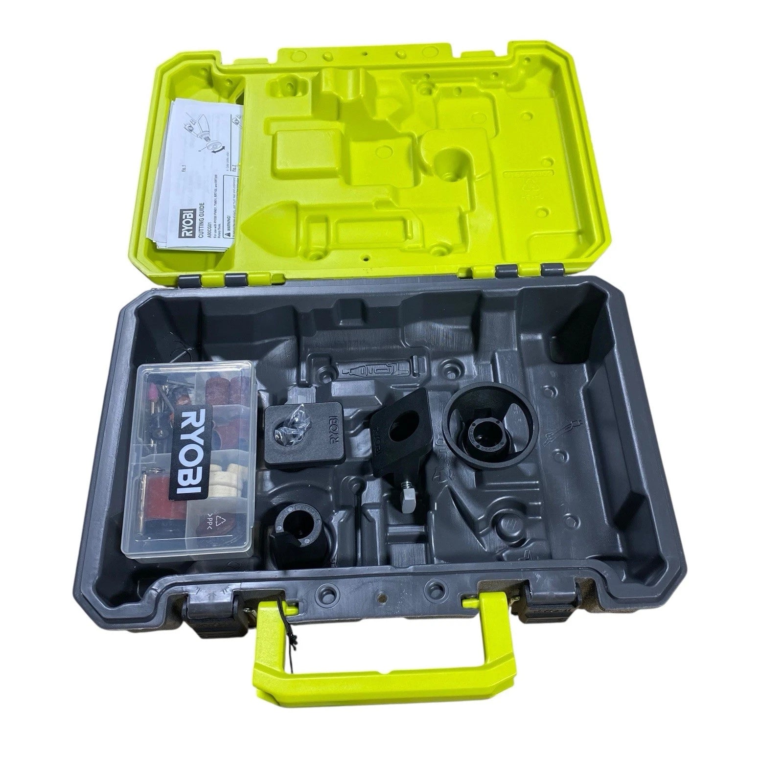 USED RYOBI 1.4 Amp Corded Rotary Tool RRT200 | CASE AND ACCESSORIES ONLY