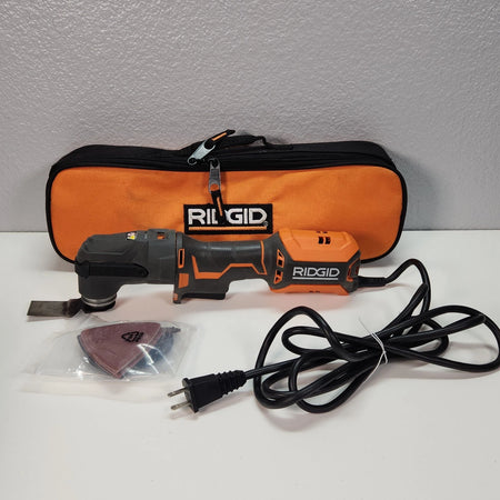Ridgid USED 4 Amp Oscillating Multi-Tool, Bag, Accessories R28700