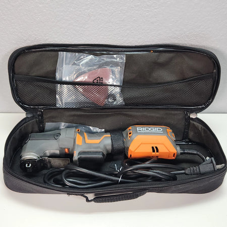 Ridgid USED 4 Amp Oscillating Multi-Tool, Bag, Accessories R28700