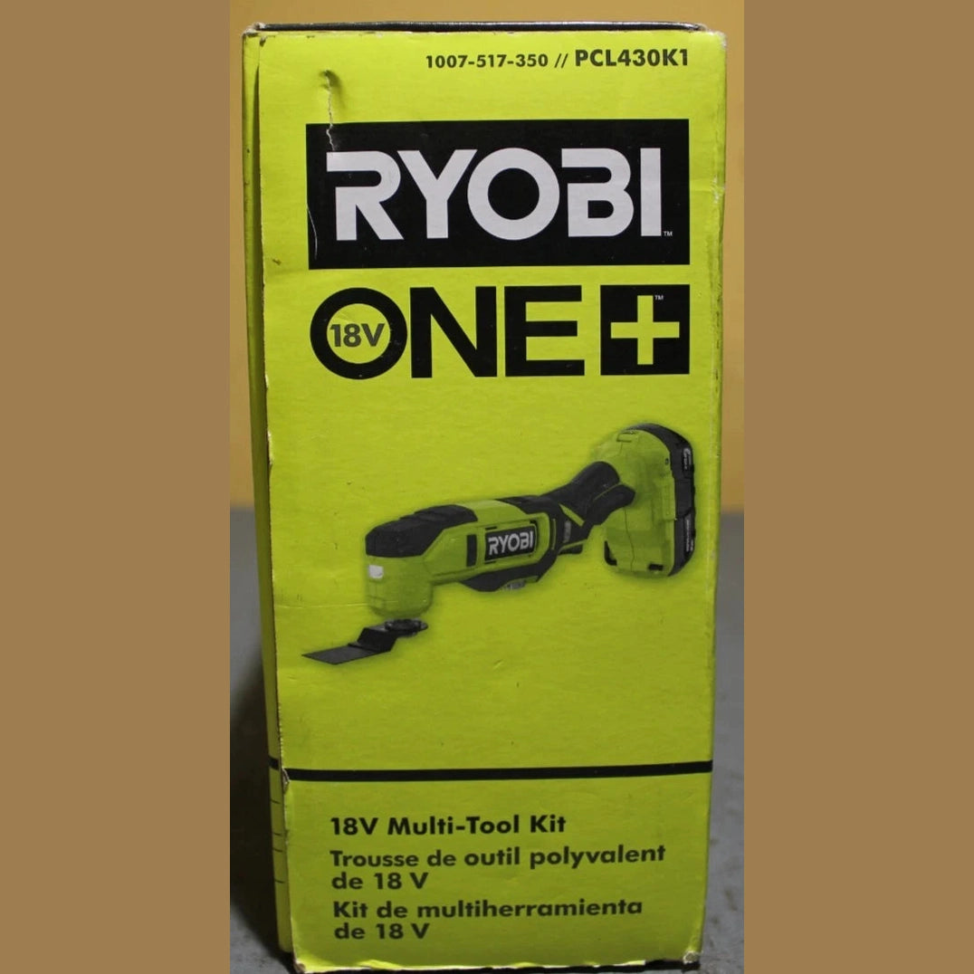 Ryobi ONE+ PCL430K1 18V Cordless USED Multi-Tool Kit w/2.0ah Battery & Charger