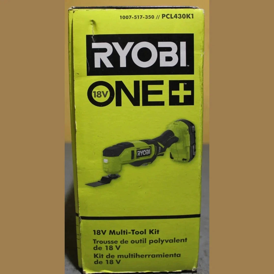Ryobi ONE+ PCL430K1 18V Cordless USED Multi-Tool Kit w/2.0ah Battery & Charger.