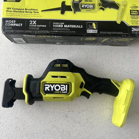 Ryobi 18V Brushless USED Compact One-Handed Reciprocating Saw Tool Only