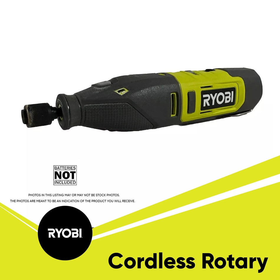 RYOBI 12V Cordless Rotary Tool Only TVM01 PARTS ONLY WILL NOT WORK.