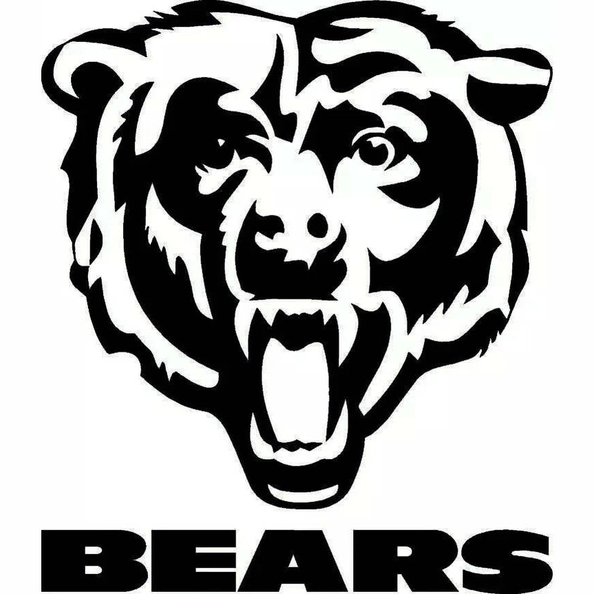 Vinyl Decal Car Truck Sticker Wall NFL Football - Chicago Bears Logo