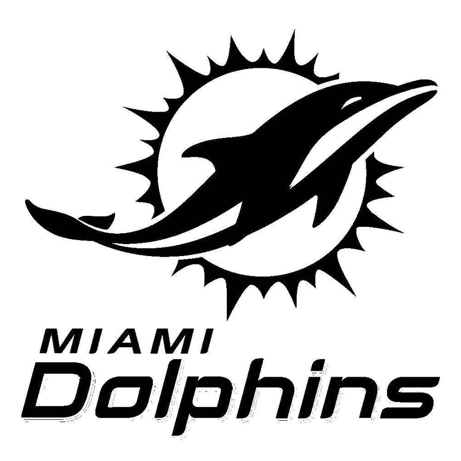 Vinyl Decal Car Truck Sticker Wall NFL Football - Miami Dolphins Logo