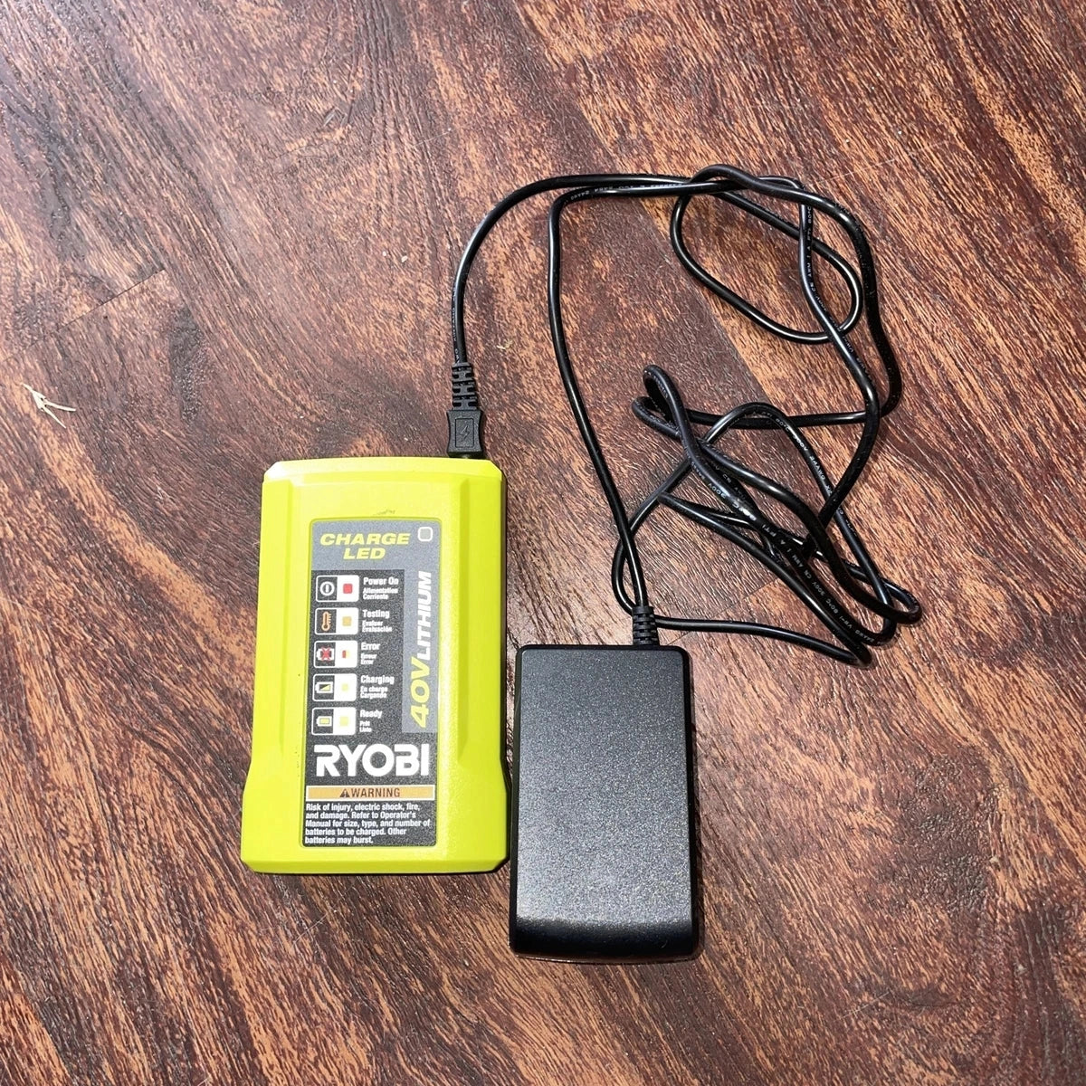 Ryobi OPEN BOX 40V Battery Charger OP404/404VNM, Lithium Ion, Tested, Charger Only