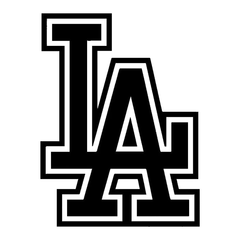 Decal Vinyl Truck Car Sticker - MLB Baseball Los Angeles Dodgers