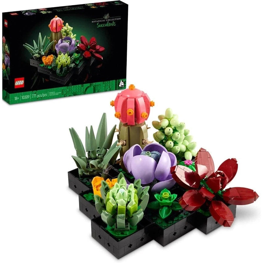 LEGO Icons Succulents Artificial Plant Set Botanical Collection 10309 New Sealed