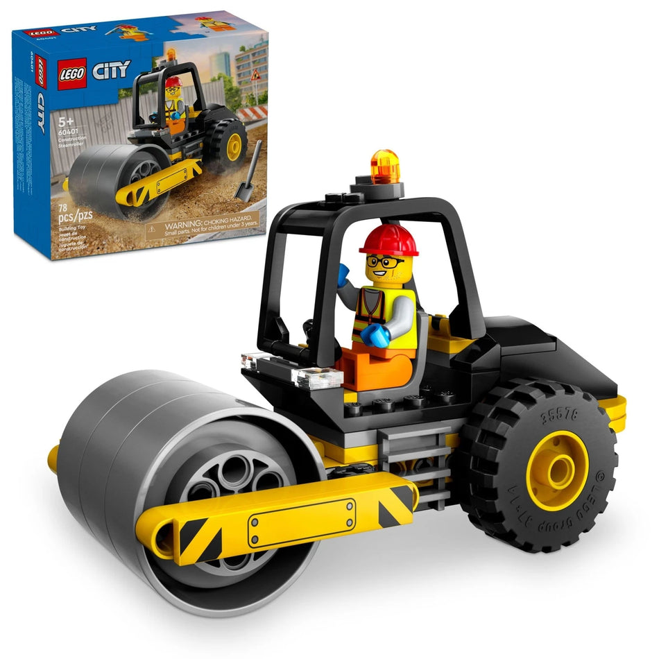 LEGO City Construction Steamroller 60401 New Sealed